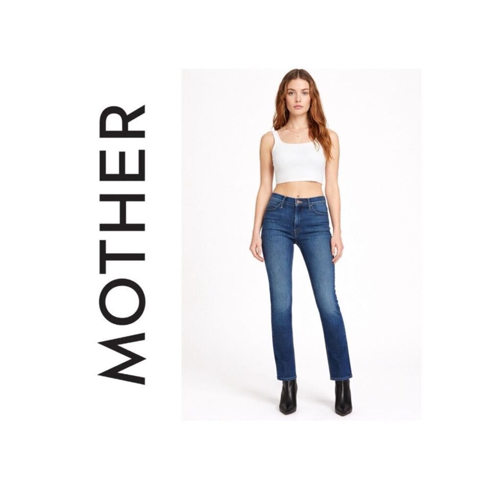 MOTHER The Mid Rise Dazzler Hover Jeans – Wash “Nip It In The Butt”